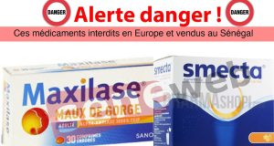 Alerte danger ! Ces médicaments interdits en Europe et vendus au Sénégal