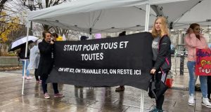 Manifestations au Quebec pour demander la régularisation des sans-papiers