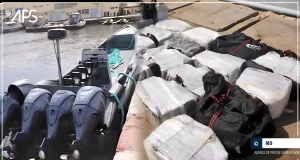 La marine nationale intercepte une embarcation avec 690kg de cocaïne à son bord