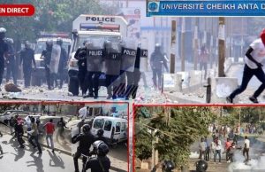 Drame à l’UCAD : 105 étudiants interpellés, plusieurs blessés parmi eux