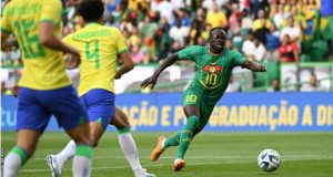 Sadio Mane scored twice as Senegal beat Brazil in a friendly in Lisbon, Portugal.