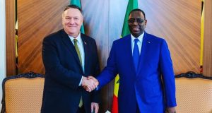 SECRETARY OF STATE MIKE POMPEO ADDRESSES CONGRATULATIONS TO PRESIDENT MACKY SALL