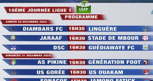 Ligue 1 Démarrage de la 10e journée : Dsc-Guédiawaye Fc en ouverture – Lequotidien