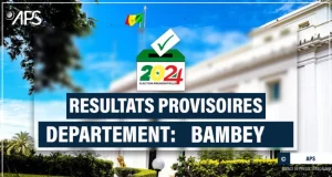 Bassirou Diomaye Faye gagne le département de Bambey avec 50.245 voix (commission)