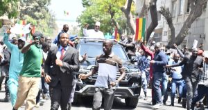 En images le départ du Président Macky Sall du Palais