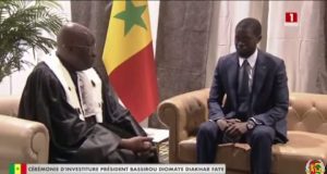 Prestation de serment : arrivée du président Diomaye Faye au centre des expositions