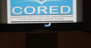 Propos sur la nomination du Général jean baptiste tine : le CORED interpelle les professionnels des medias