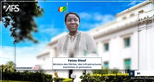 Fatou Diouf, une administratrice des affaires maritimes au département de la pêche