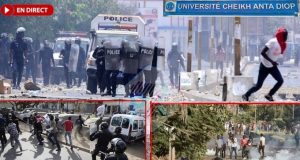 Drame à l’UCAD : 105 étudiants interpellés, plusieurs blessés parmi eux