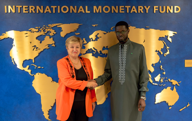 Diomaye Faye-Georgieva à Washington FMI