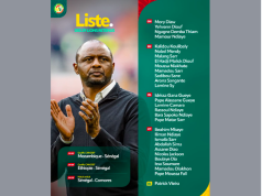 Liste des 29 Lions retenus par Patrick Vierra, sans Sadio Mané mais avec Malang Sarr