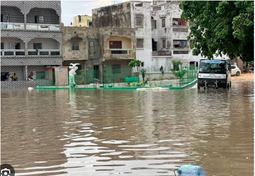 Pluies diluviennes à Dakar